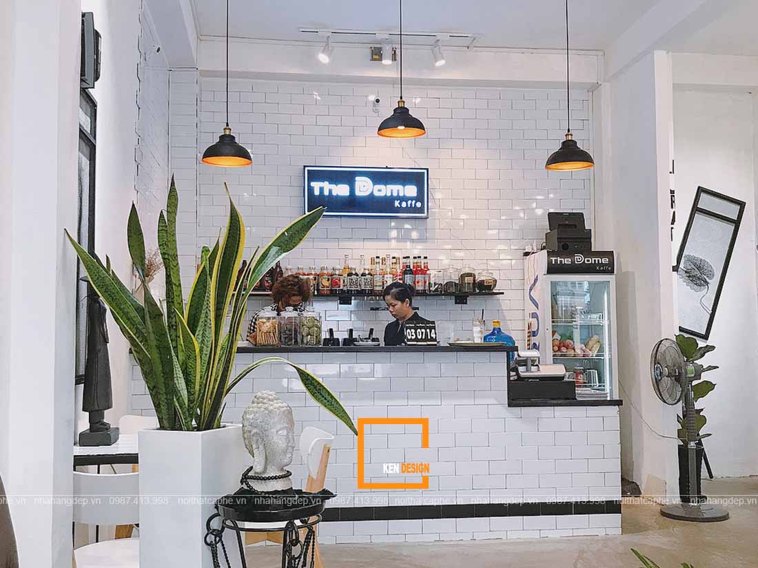 thiết kế quán cafe phong cách hiện đại